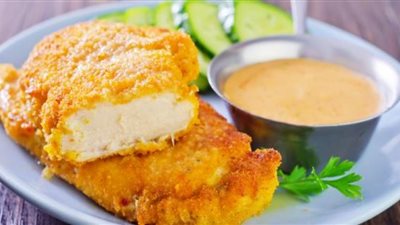 طريقة عمل البانيه المقرمش مثل المطاعم بخطوات سهلة