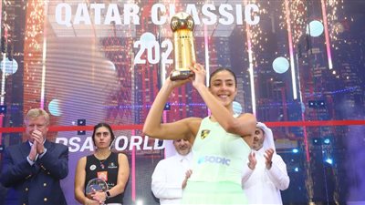هانيا الحمامى تخطف بطولة قطر للإسكواش 2023 من نور الشربيني
