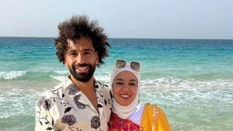 محمد صلاح وأخته رباب