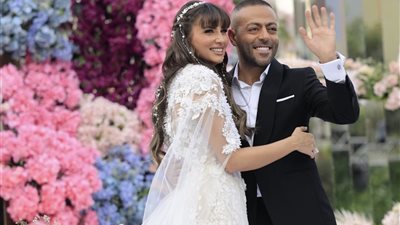 3 مشاهد أثارت الجدل في حفل زفاف تامر عاشور   