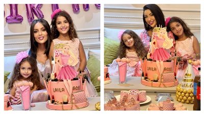 المغربية دنيا بطمة تكشف عن ملامح ابنتها لأول مرة (صور) 