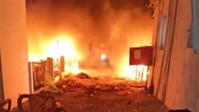 قصف المستشفى الأهلي العربي في غزة واستشهاد 500 فلسطيني بغارة إسرائيلية