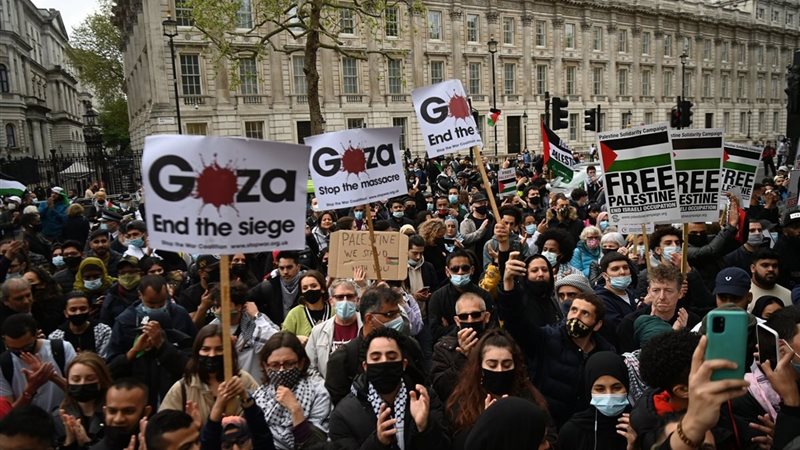 مظاهرات دعم فلسطين