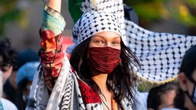 رسالة نارية من بيلا حديد حول فلسطين: «عائلتي في خطر»