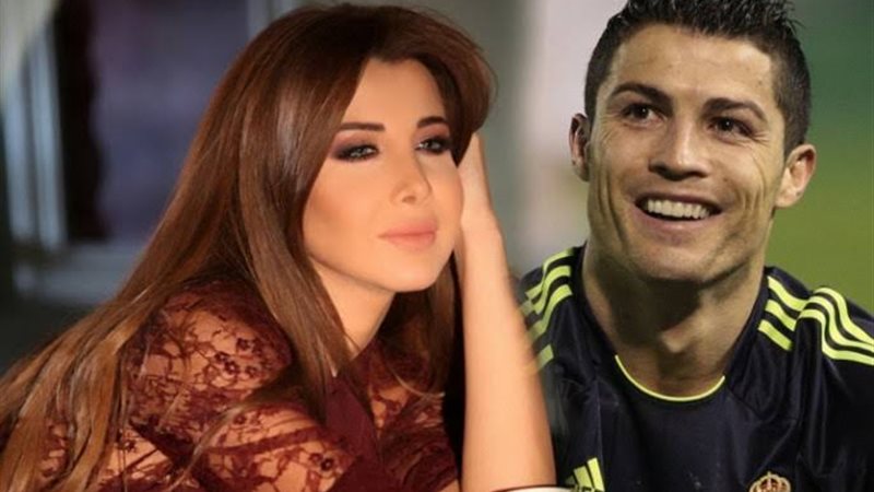 نانسي عجرم وكريستيانو