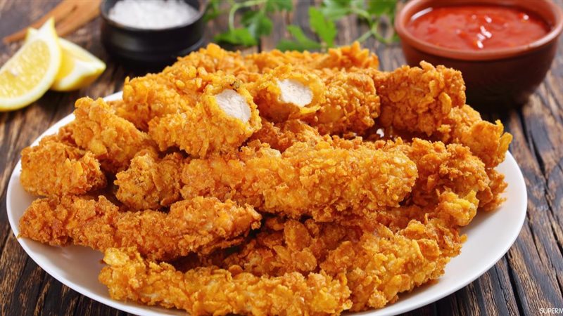 طريقة عمل ستربس الدجاج