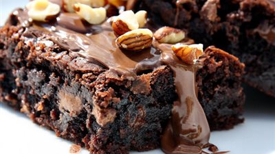 طريقة عمل كيك البراونيز بدون فرن 