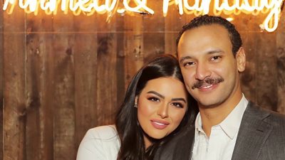 هنادي مهنا تهنئ زوجها بعيد ميلاده على طريقتها «حضن رومانسي»