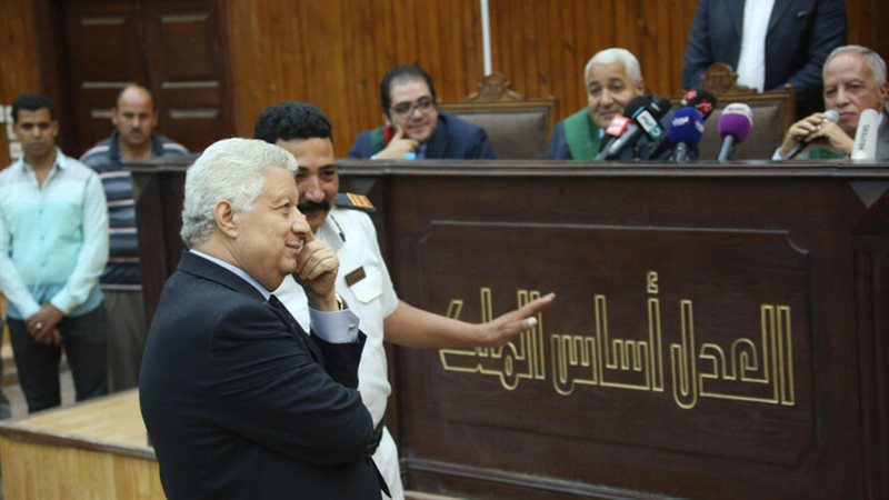 مرتضى منصور في المحكمة