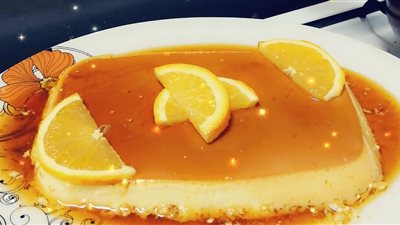 طريقة عمل كريم كراميل البرتقال 