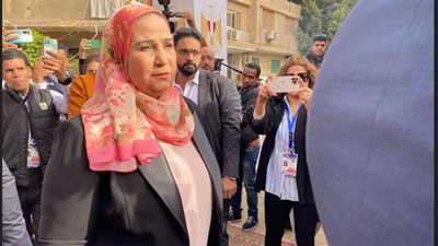 وزيرة التضامن الاجتماعي تدلي بصوتها في الانتخابات الرئاسية 2024