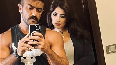 ياسمين عبد العزيز تحتفل بعيد ميلاد زوجها أحمد العوضي برسالة رومانسية