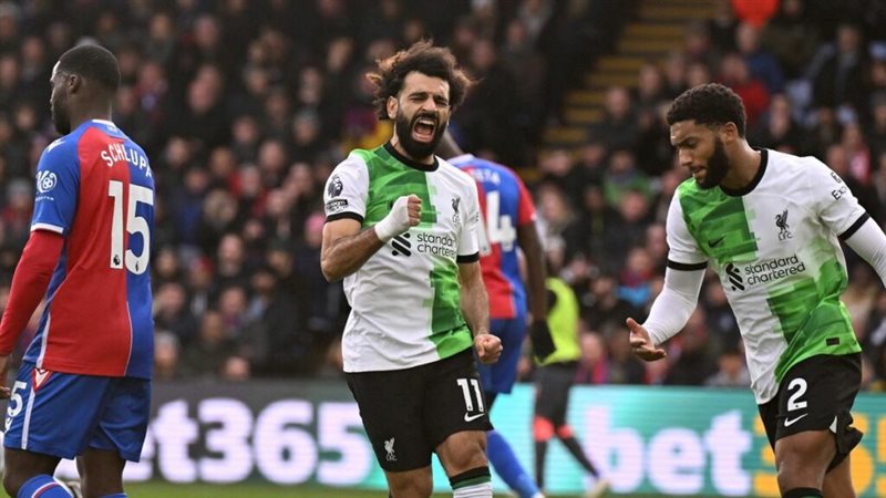 محمد صلاح يسجل الهدف