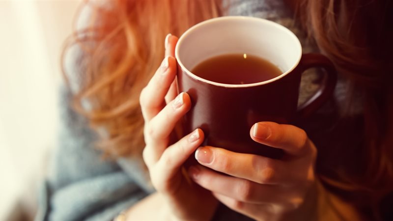 حلمت أنني آشرب الشاي