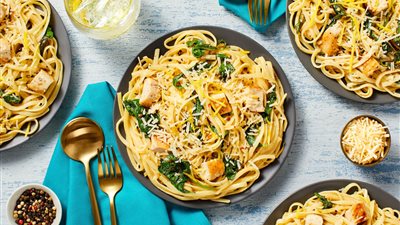 طريقة عمل مكرونة بصوص الليمون والجبن