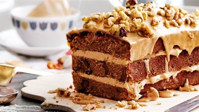 طريقة عمل كيكة القهوة بخطوات سهلة