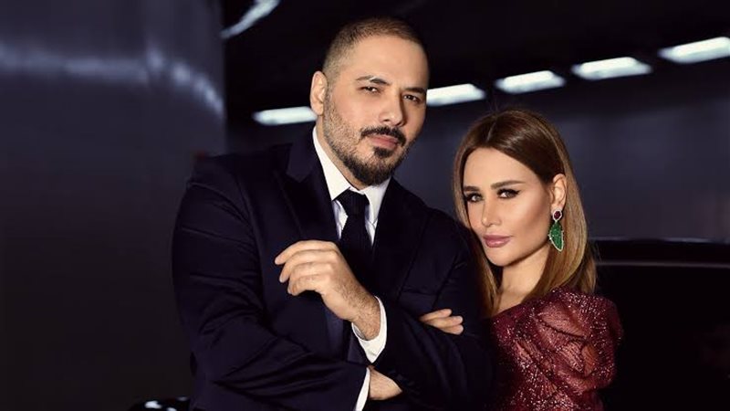 رامي عياش وزوجته