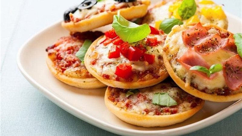 طريقة عمل ميني البيتزا