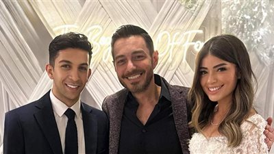 خطوبة ليلى أحمد زاهر وهشام جمال (صور)