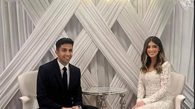 هشام جمال يوجه رسالة إلى أحمد زاهر بعد خطبة ابنته ليلى (صور)