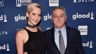 جينيفر لورانس تكشف سبب طردها روبرت دي نيرو من حفل زفافها 