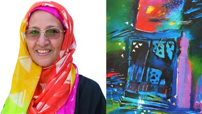 نجاة مكي | فنانة تشكيلية من وراد الفن المعاصر الإماراتي