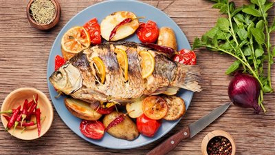  طريقة عمل السمك المشوي بالخلطة الحارة 