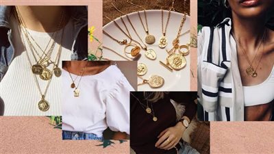تشكيلة قلادات مرصعة بالأحجار الكريمة موضة 2024 (صور)