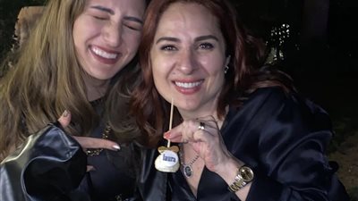 طليقة شريف منير تتعرض لحادث سير مروع