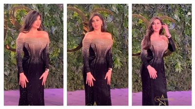 ياسمين صبري تحبس الأنفاس بإطلالة مبهرة في حفل joy awards (صور) 