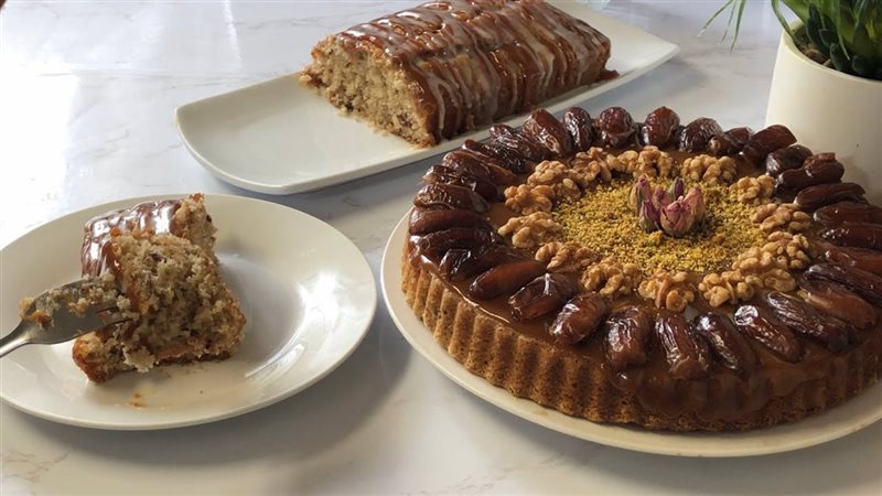 طريقة عمل كيكة التمر
