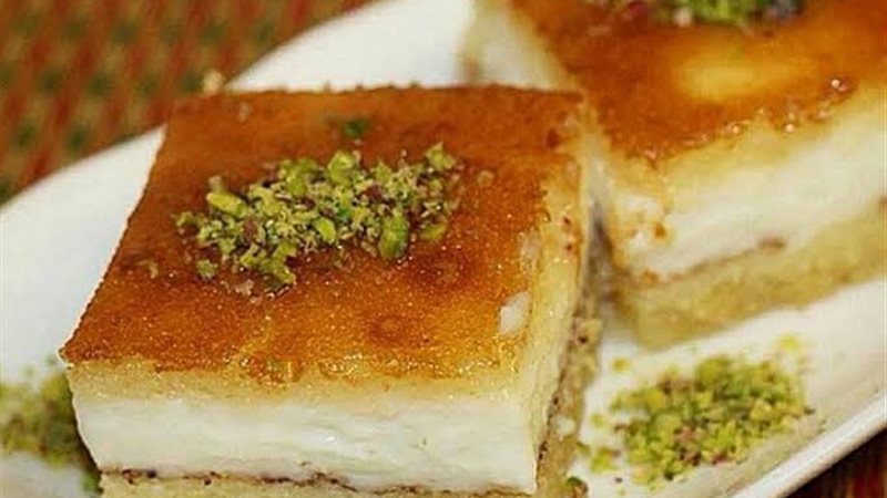 طريقة عمل كيكة البسبوسة