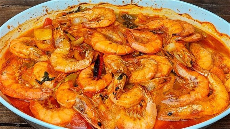 طاجن البطاطس بالجمبري