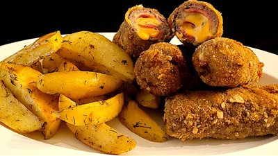 طريقة عمل لفائف الكفتة المحشية بالجبن في مطبخك