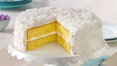 طريقة عمل كيكة جوز الهند بخطوات سهلة وبسيطة