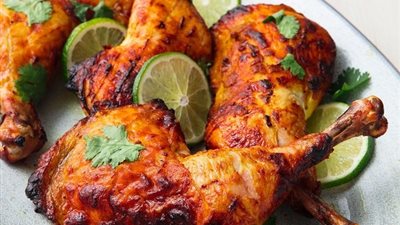 طريقة عمل دجاج التندوري مثل المطاعم