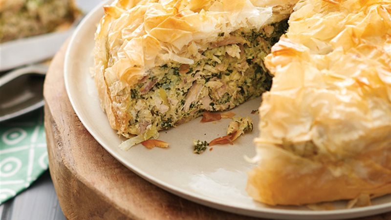 طريقة عمل فطيرة الدجاج