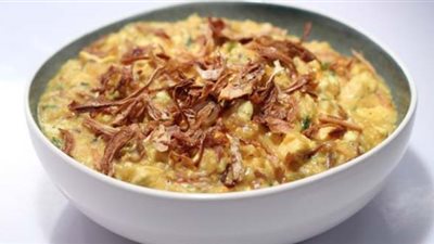 طريقة عمل عصيدة الفراخ بالشوفان من المطبخ الخليجي