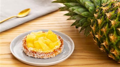 طريقة عمل تارت الأناناس بجوز الهند في مطبخك