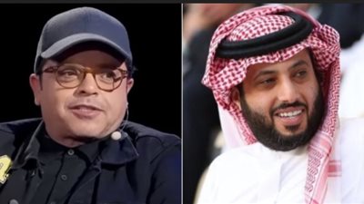 تركي آل الشيخ يروج لمسرحية محمد هنيدي «ميوزيكال سكول»