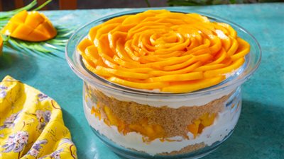 طريقة عمل الكنافة بالمانجو مثل المحلات 