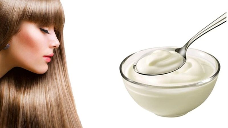 فوائد الزبادي للشعر