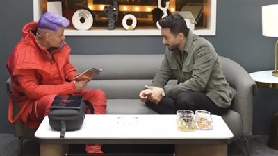 حمادة هلال يستحضر قدرات المداح أمام الوحش في رامز جاب من الآخر