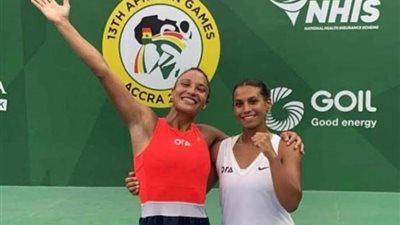 لاعبات منتخب مصر للتنس يحصدن الذهب والفضة في دورة الألعاب الأفريقية 2024