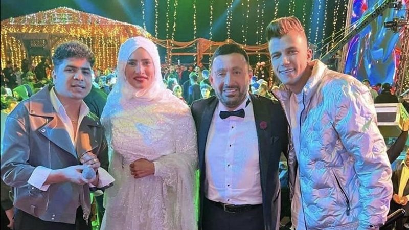 فرح زينة والسقا في