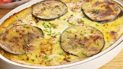 طريقة تحضير طاجن المسقعة بشرائح الدجاج 