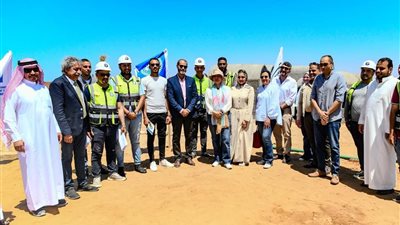 وزيرة البيئة تتابع الأعمال الإنشائية لقرية الغرقانة بمحمية نبق بجنوب سيناء (صور)