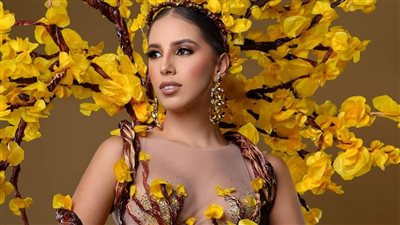 ملكة جمال فنزويلا تفوز بجائزة أفضل فستان بيئي بالغردقة