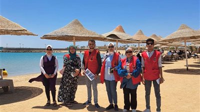 انتشار الفرق الطبية بشواطئ جنوب سيناء لتأمين احتفالات شم النسيم (صور)