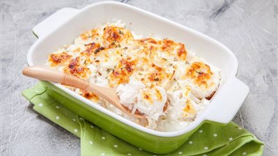 طريقة عمل طاجن الدجاج بالمشروم والجبن